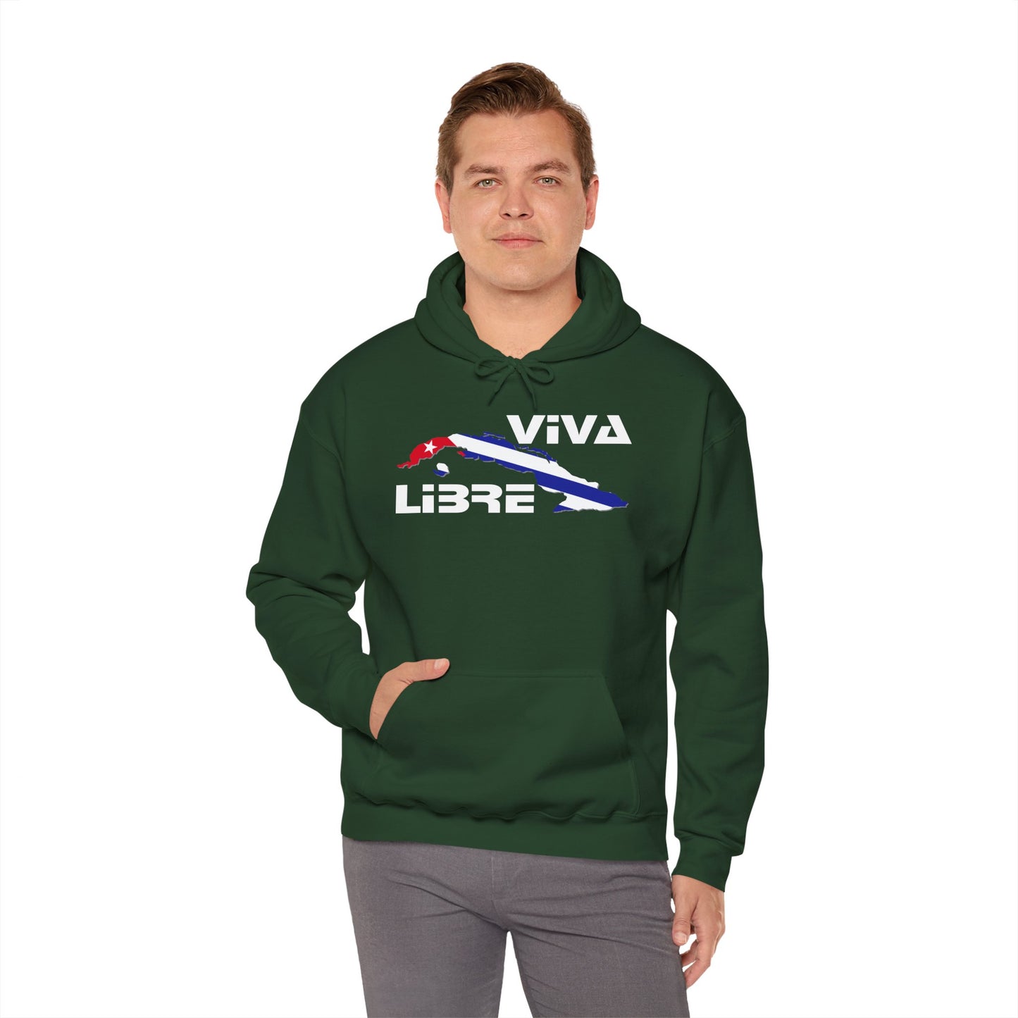 Viva Cuba Libre Patriótico Hoodie