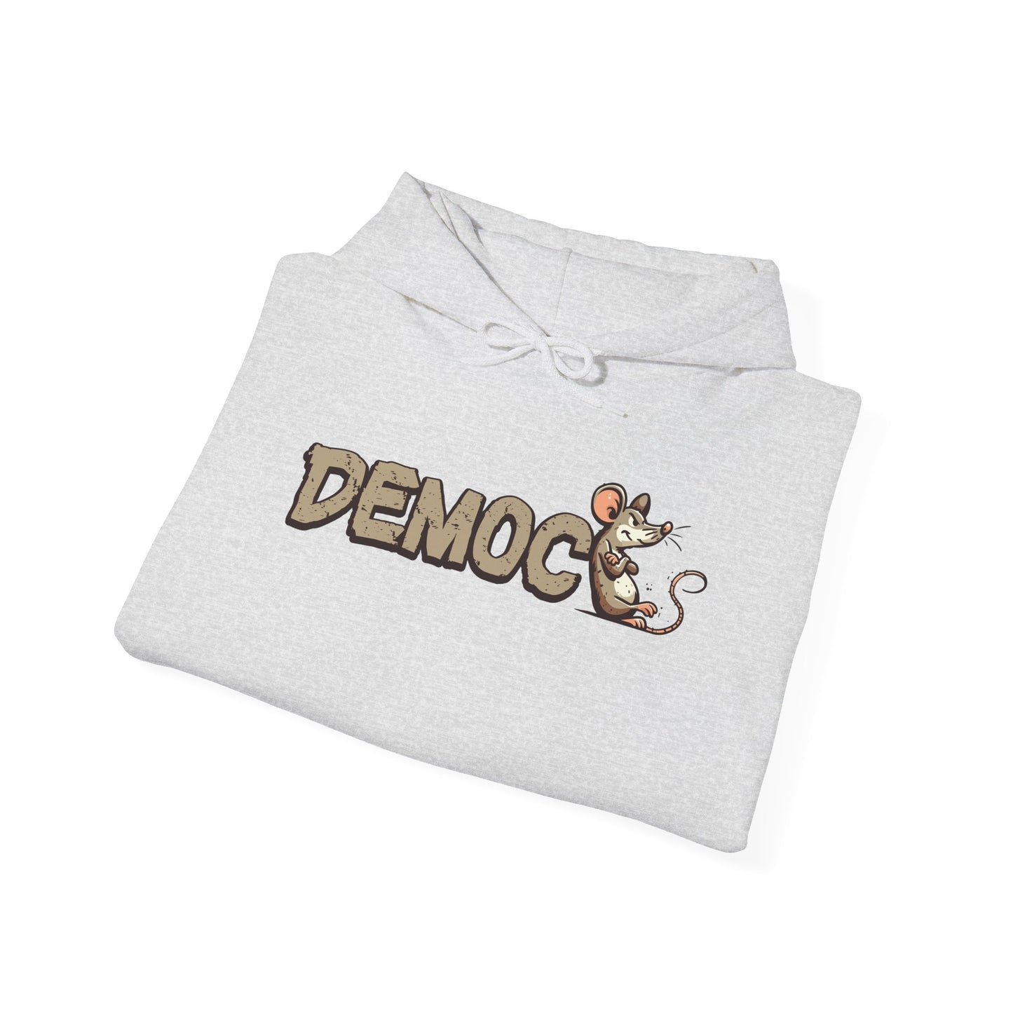 Democ-Rat Funny Political Hoodie