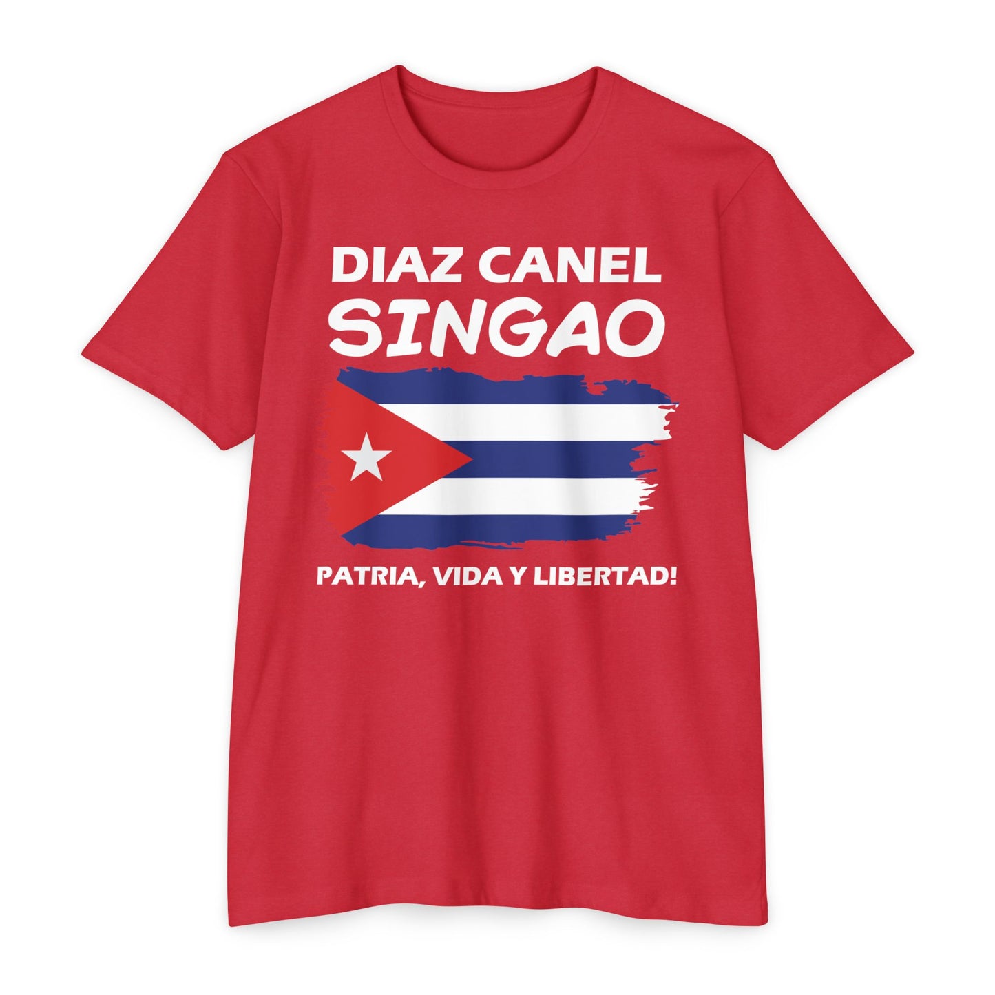 Díaz-Canel Singao Patriótica Camiseta