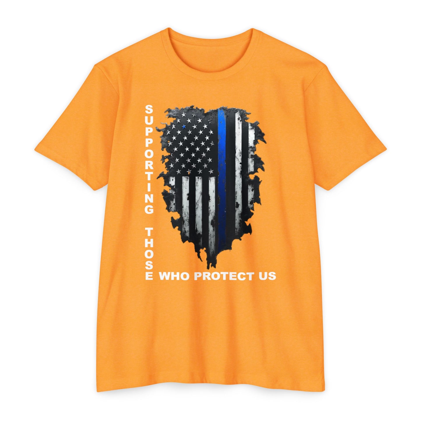 Supporting Those Who Protect Us Patriotic T-Shirt