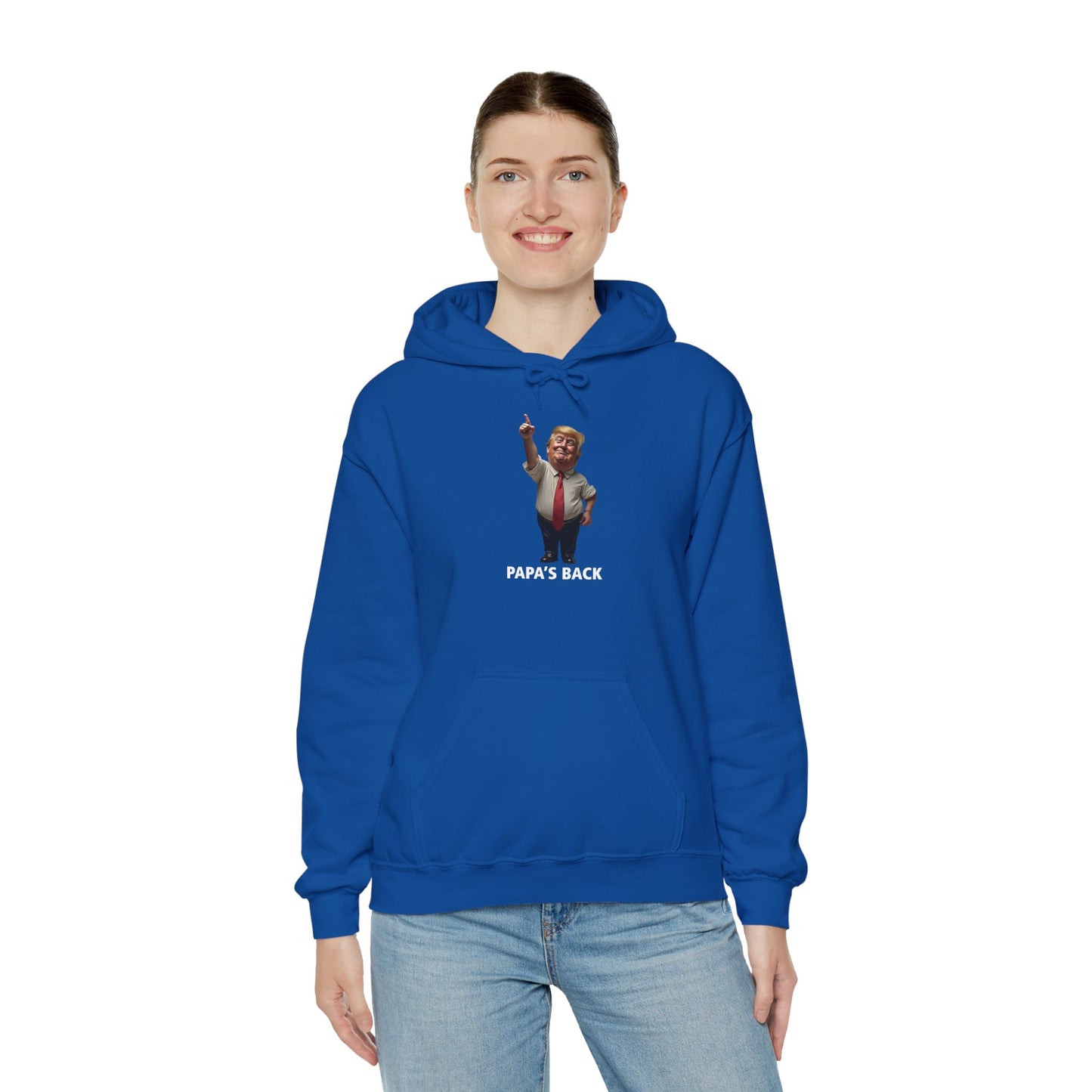 Papa's Back Patriotic Hoodie