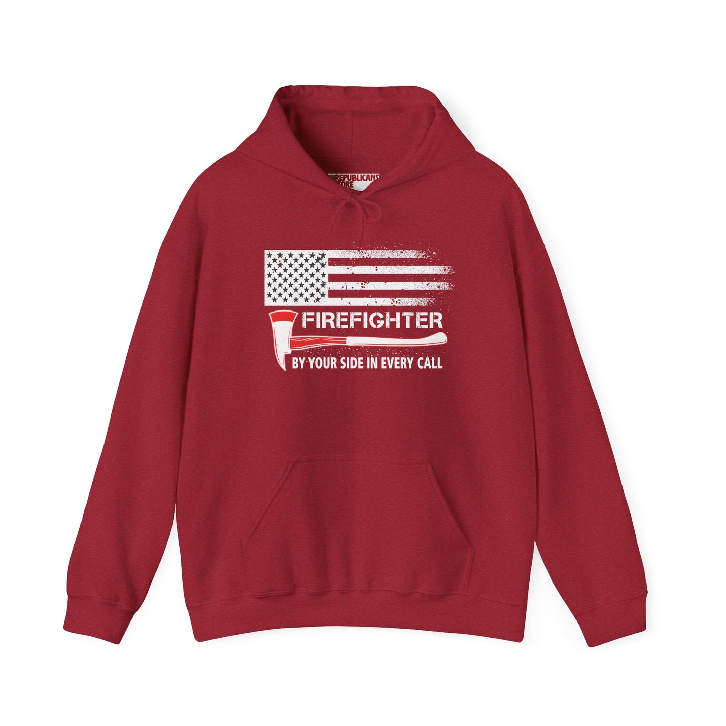 Firefighter Pride Hoodie – By Your Side in Every Call