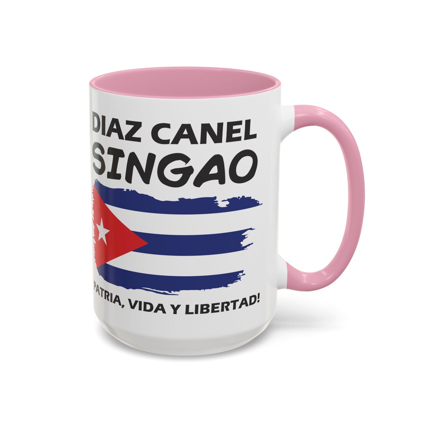 Díaz-Canel Singao Patriótica Taza