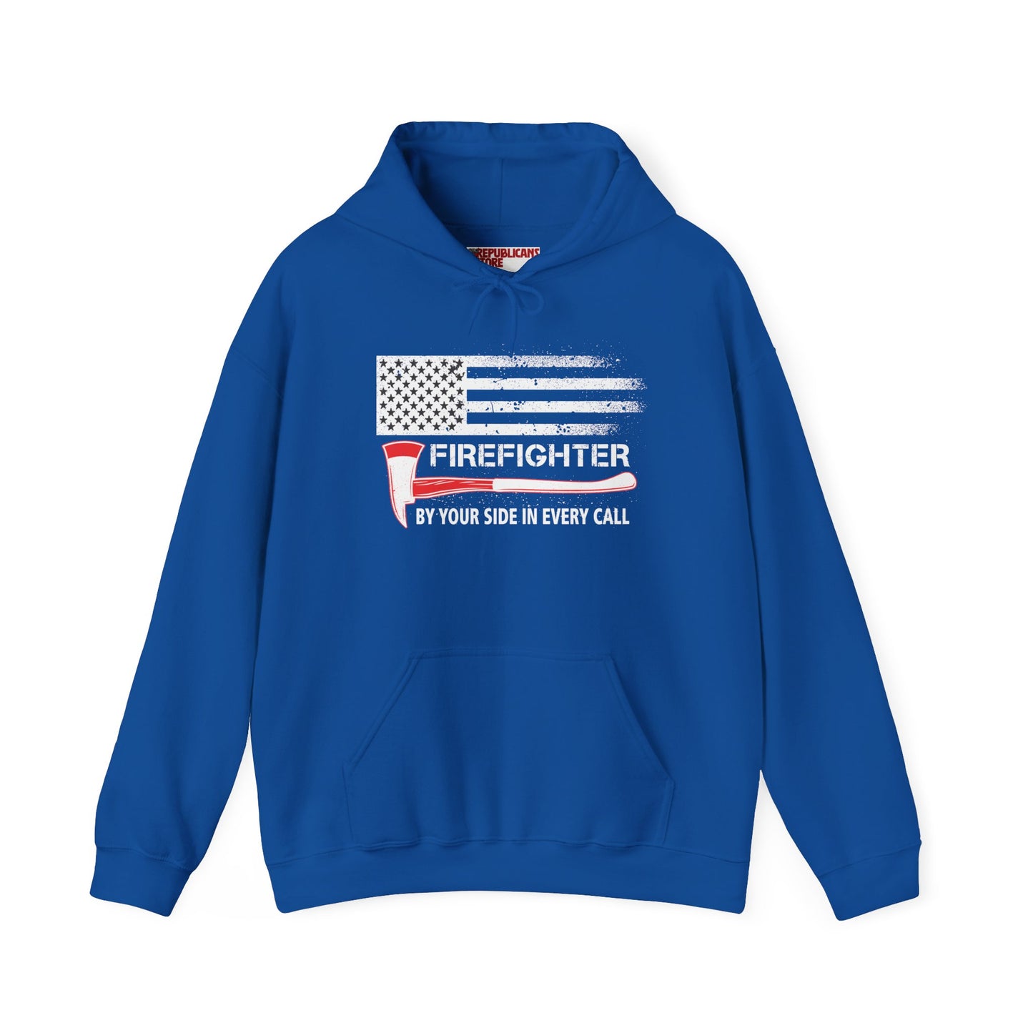 Firefighter Pride Hoodie – By Your Side in Every Call