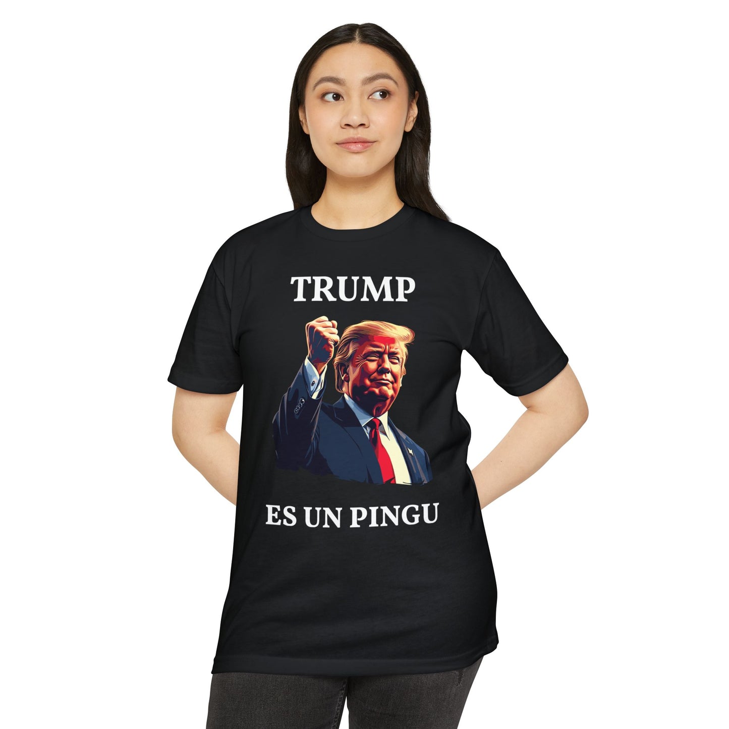 Trump es un Pingú Patriótica Camiseta