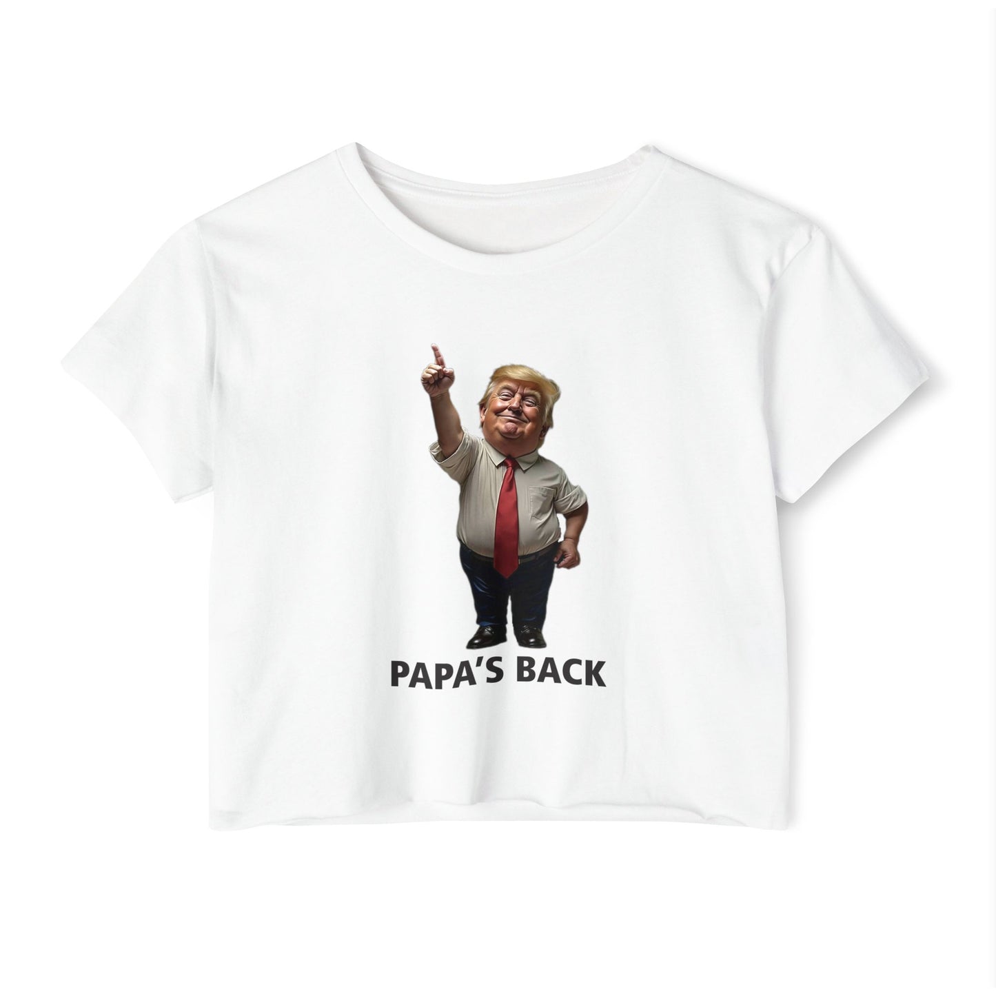 Papa's Back Patriotic Crop Top