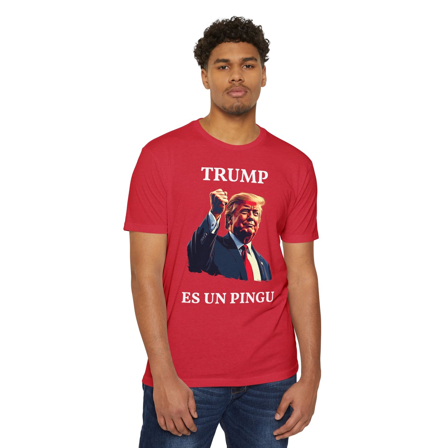 Trump es un Pingú Patriótica Camiseta