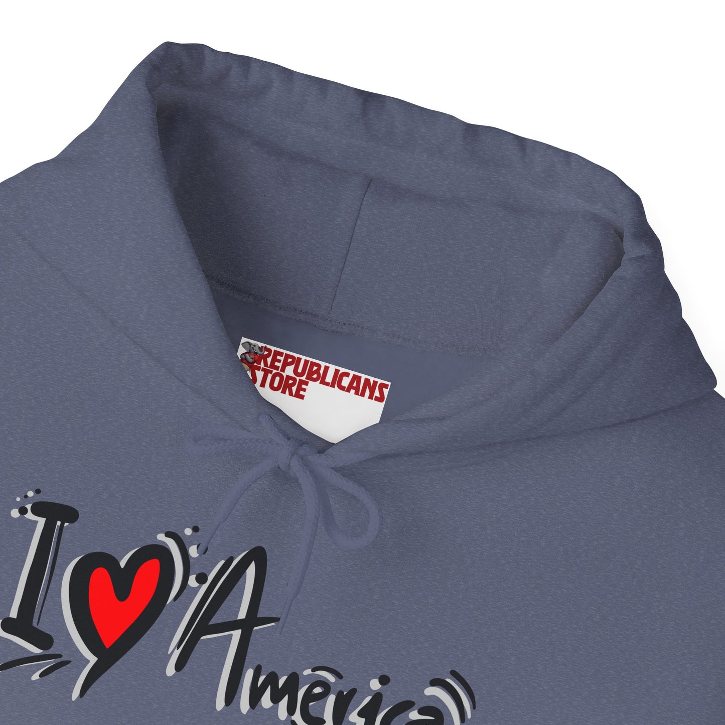 I Love America Unisex Hoodie Sweatshirt