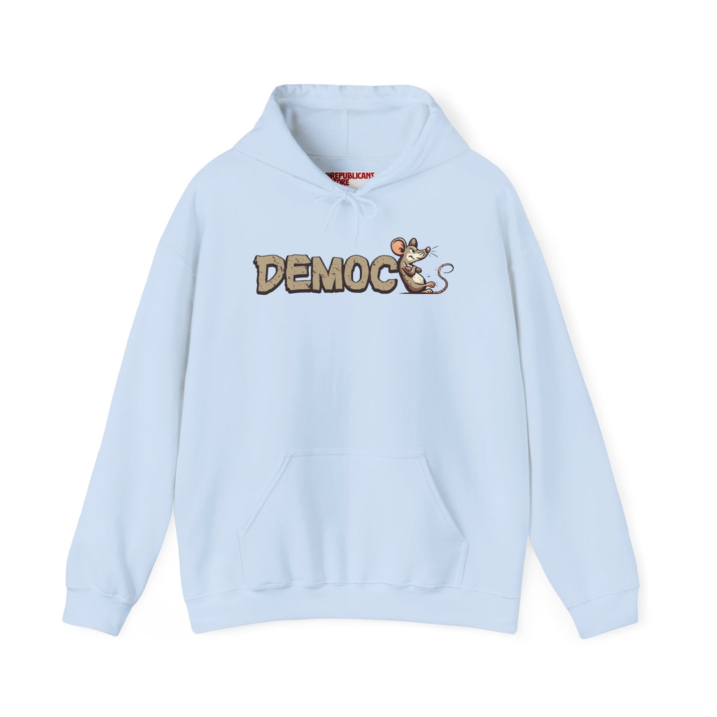 Democ-Rat Funny Political Hoodie