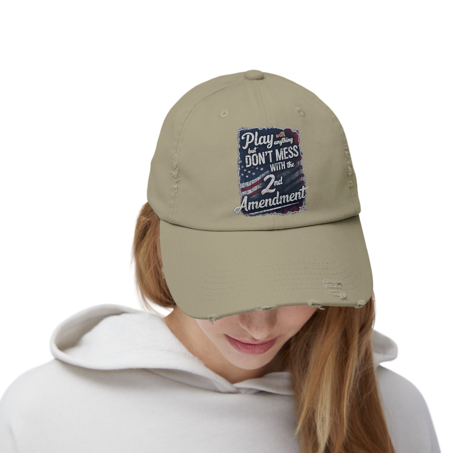 Don't Mess with the 2nd Amendment Patriotic Printed Hat