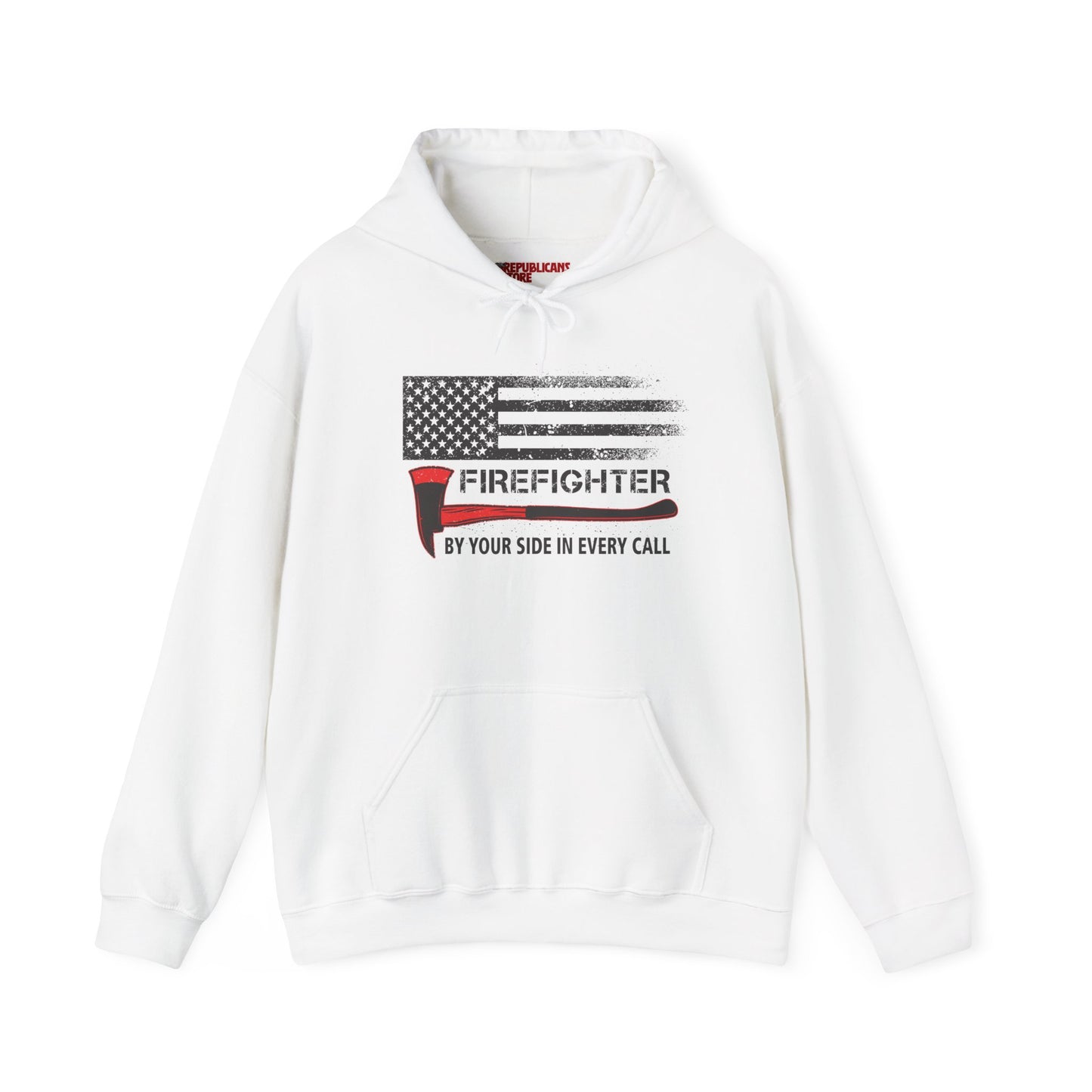 Firefighter Pride Hoodie – By Your Side in Every Call
