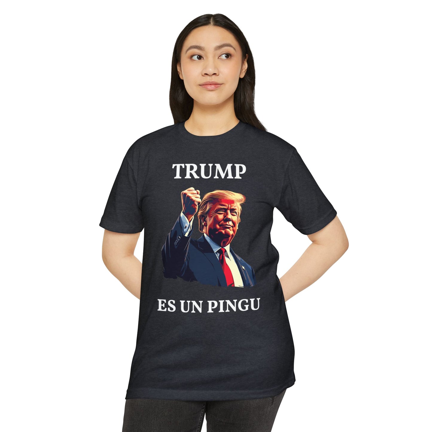 Trump es un Pingú Patriótica Camiseta