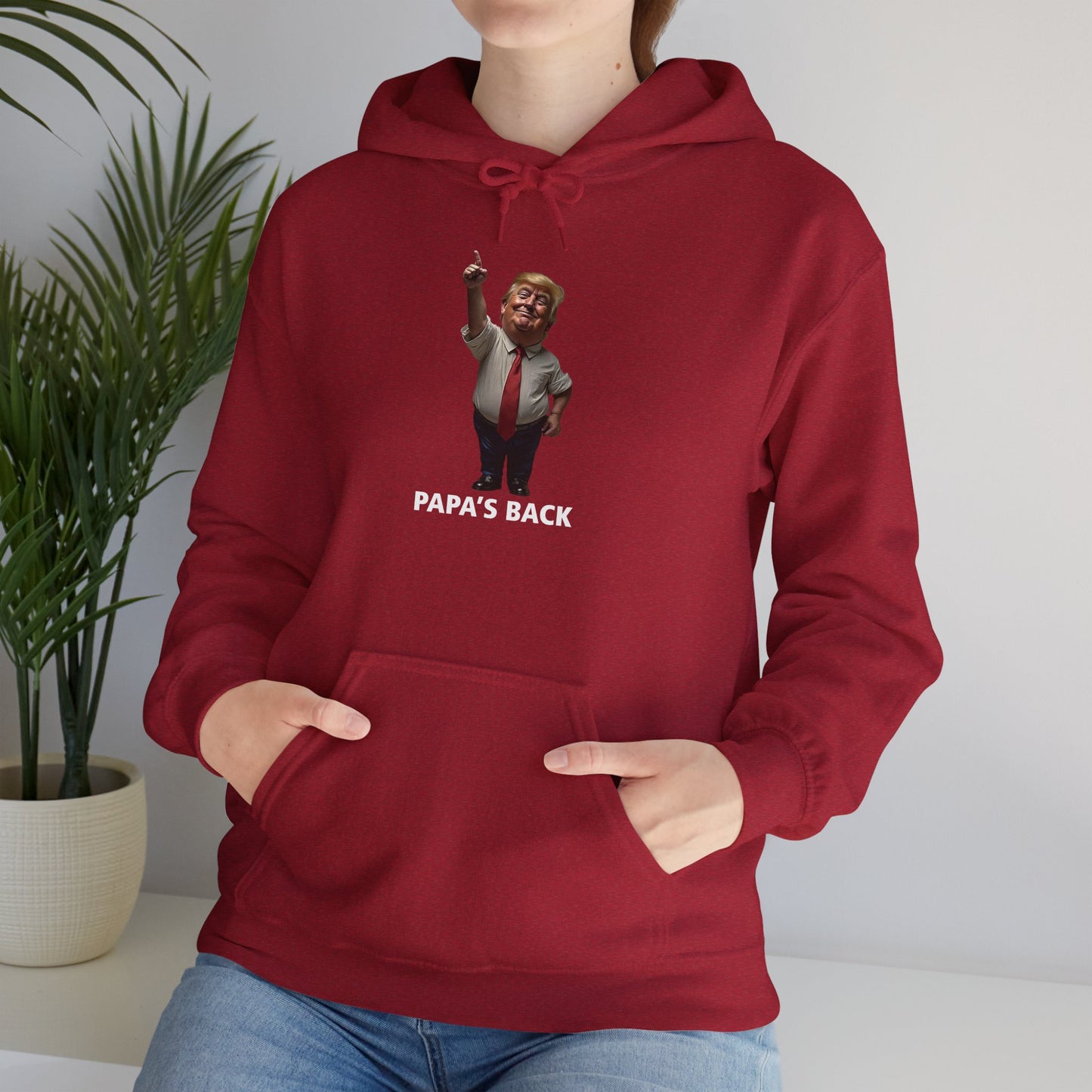 Papa's Back Patriotic Hoodie