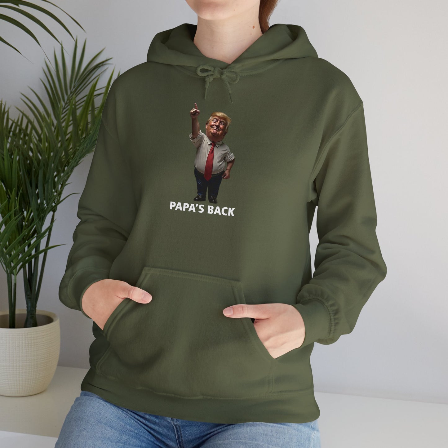 Papa's Back Patriotic Hoodie