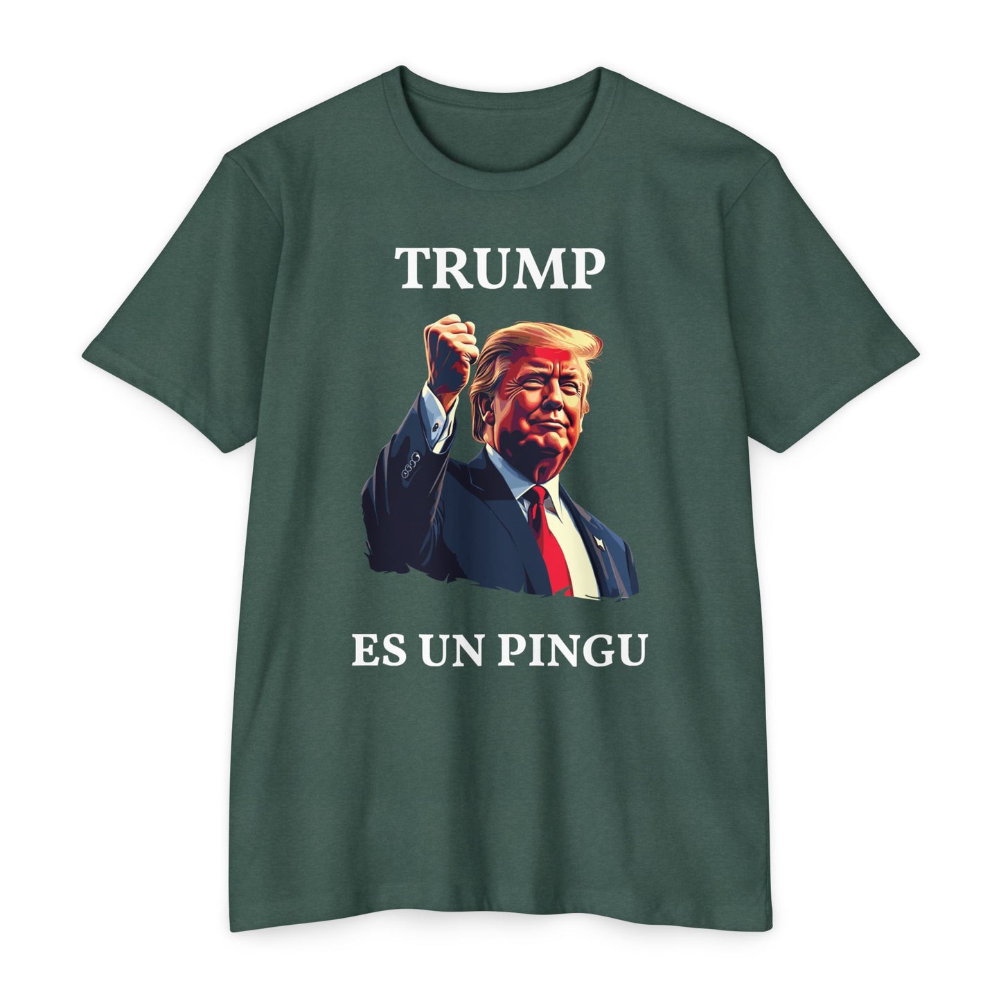 Trump es un Pingú Patriótica Camiseta