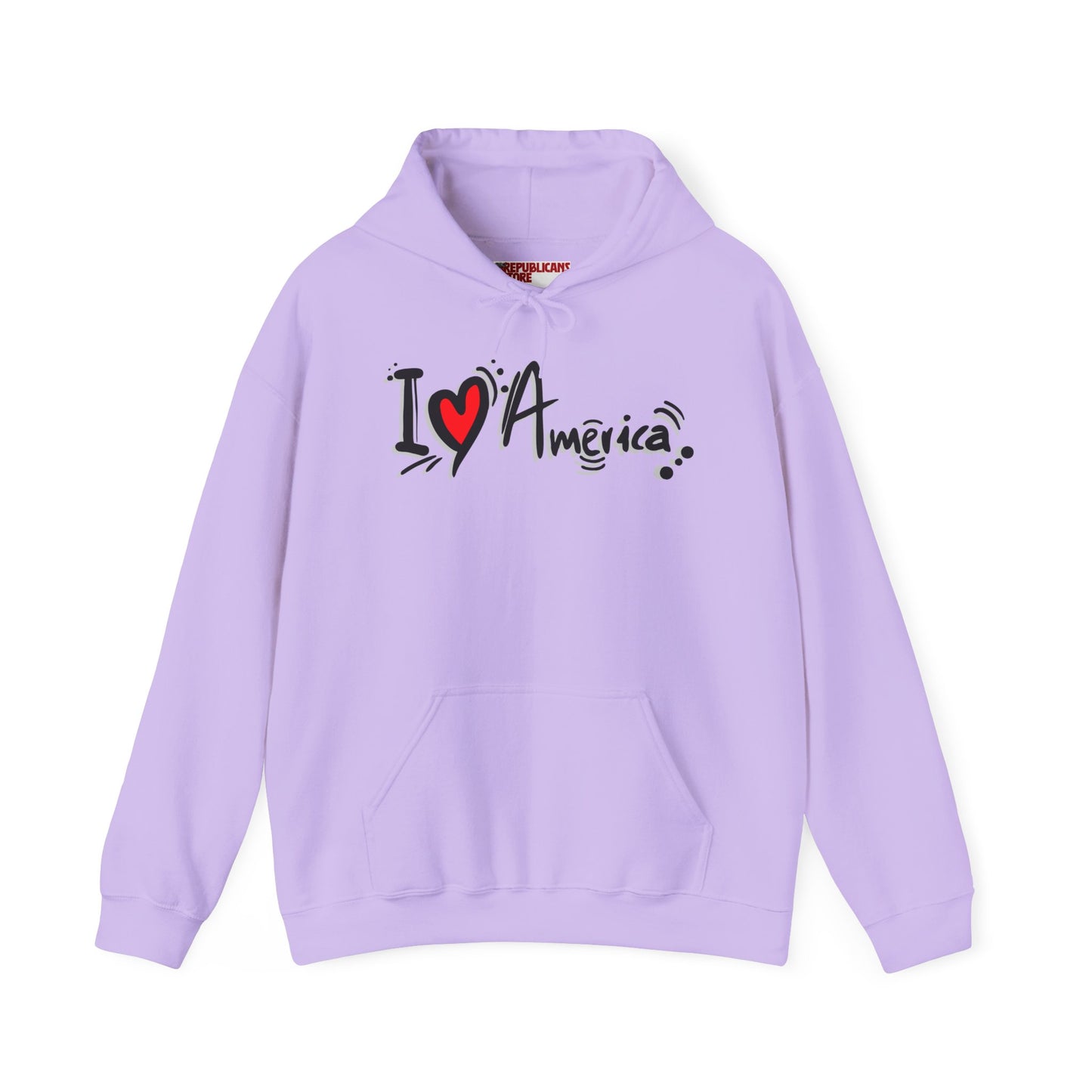 I Love America Unisex Hoodie Sweatshirt