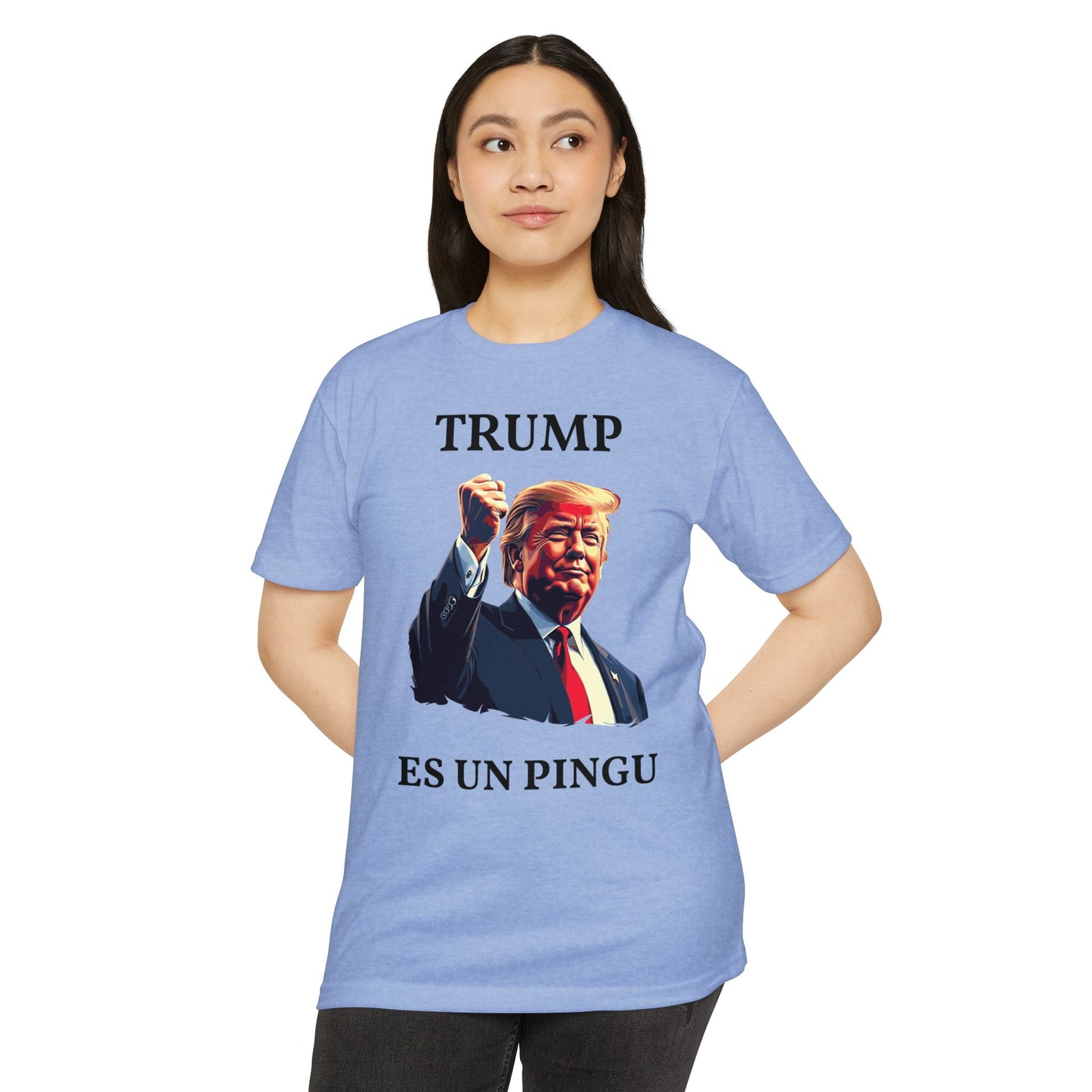 Trump es un Pingú Patriótica Camiseta