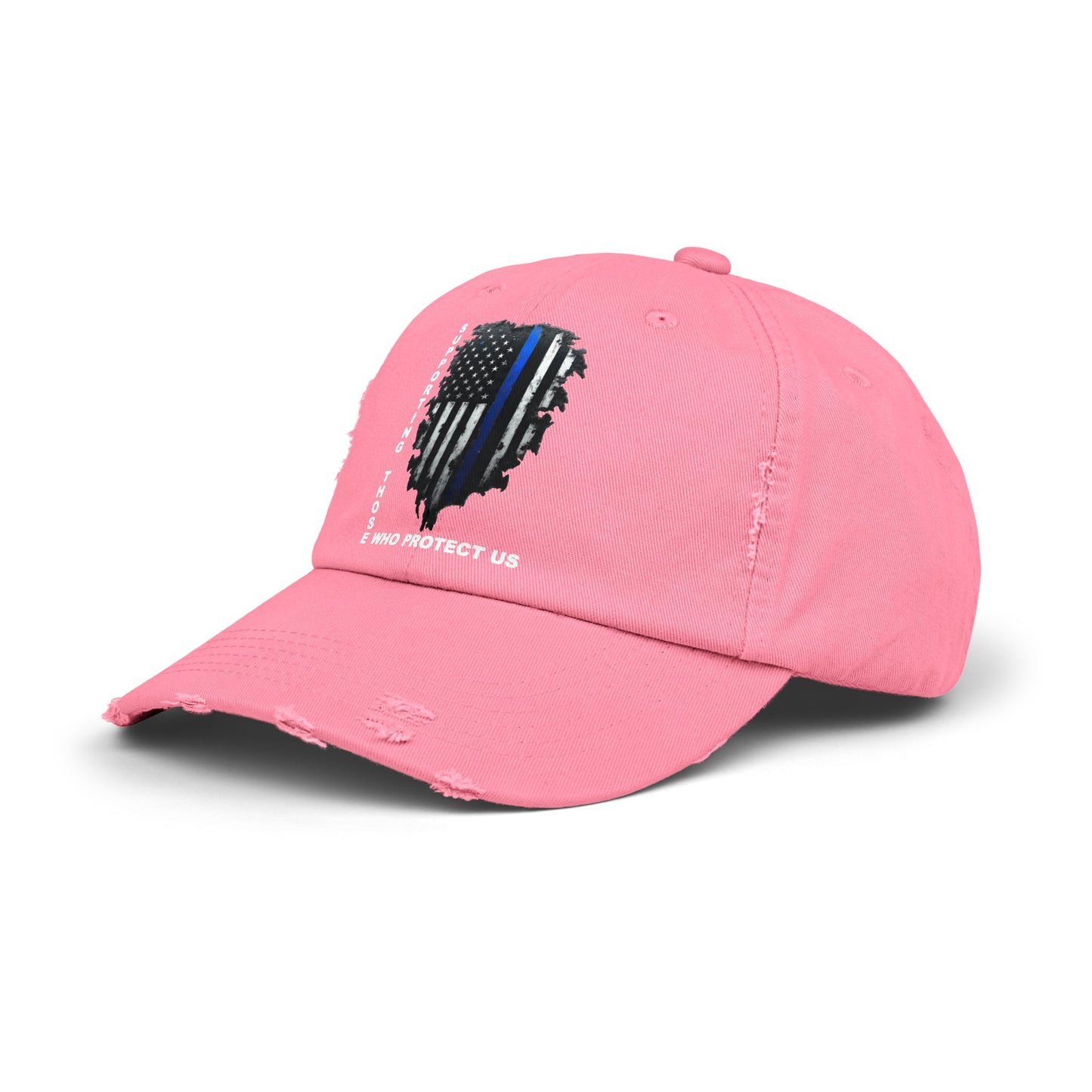 Supporting Those Who Protect Us Patriotic Printed Hat