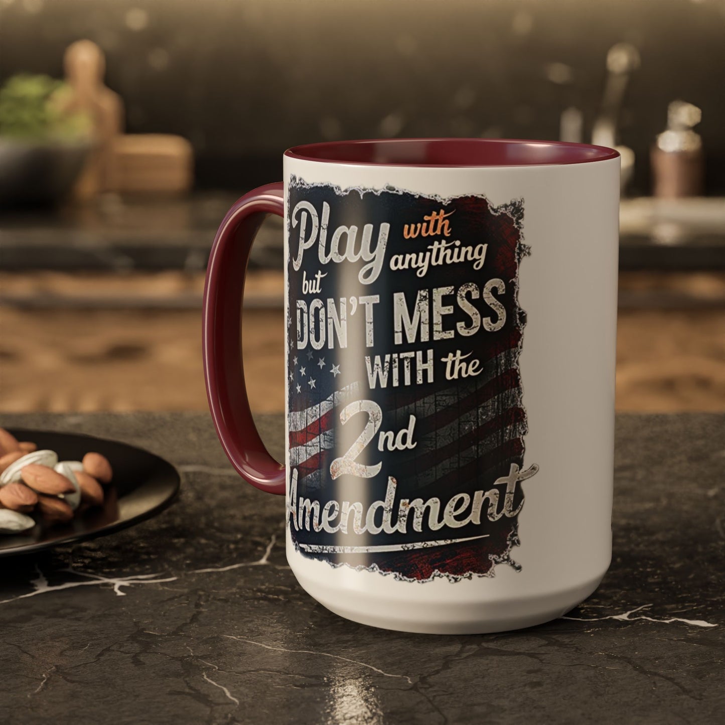 Don't Mess with the 2nd Amendment Patriotic Coffee Mug