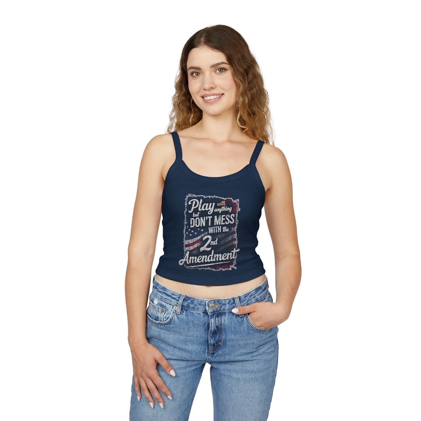 Don't Mess with the 2nd Amendment Patriotic Tank Top