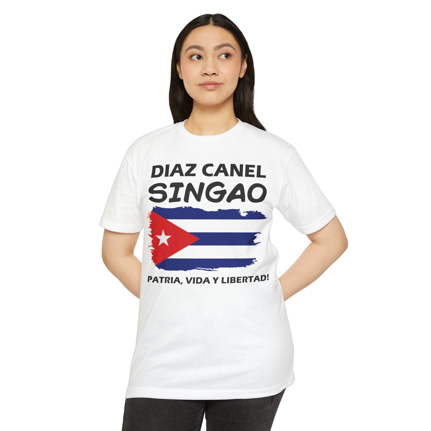 Díaz-Canel Singao Patriótica Camiseta