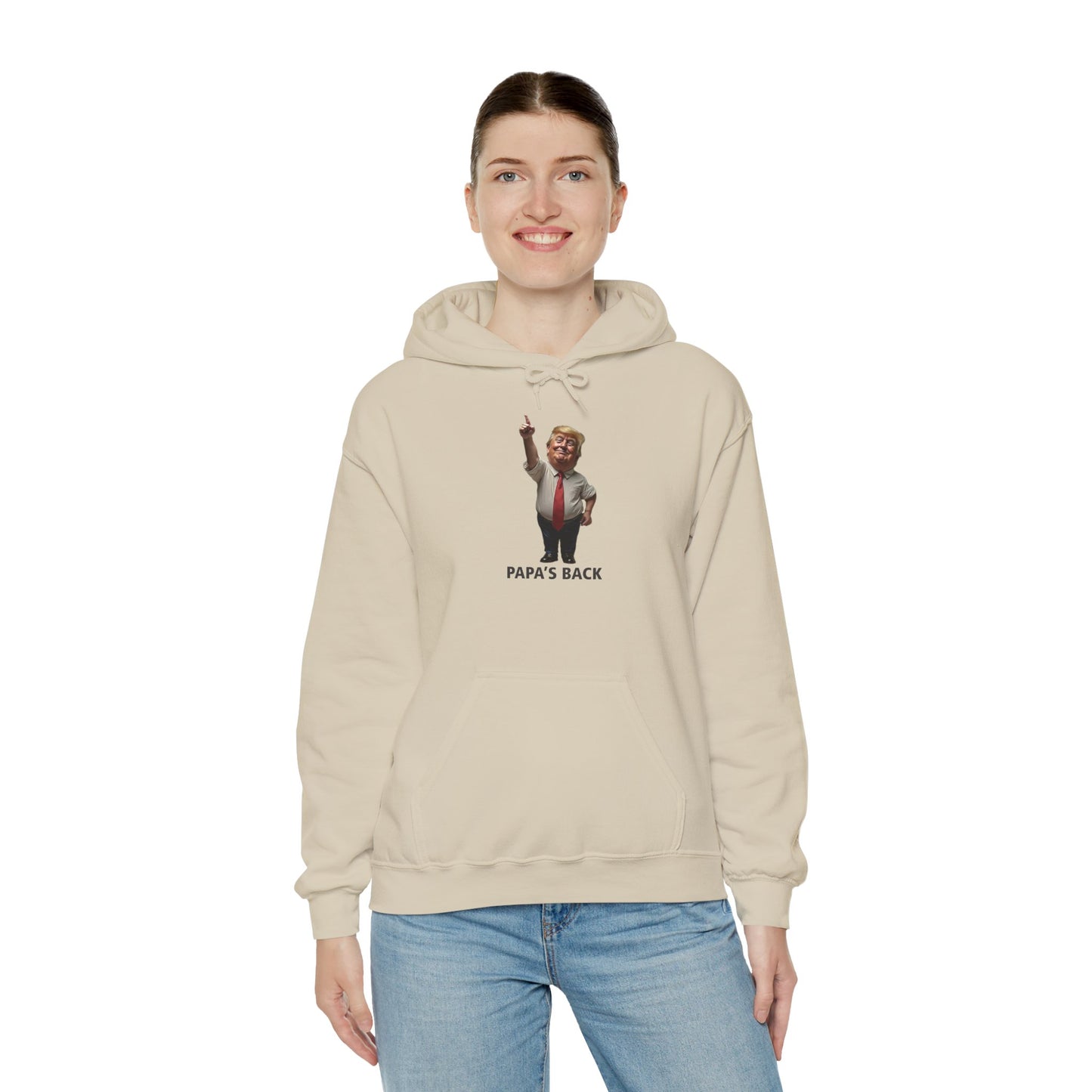 Papa's Back Patriotic Hoodie