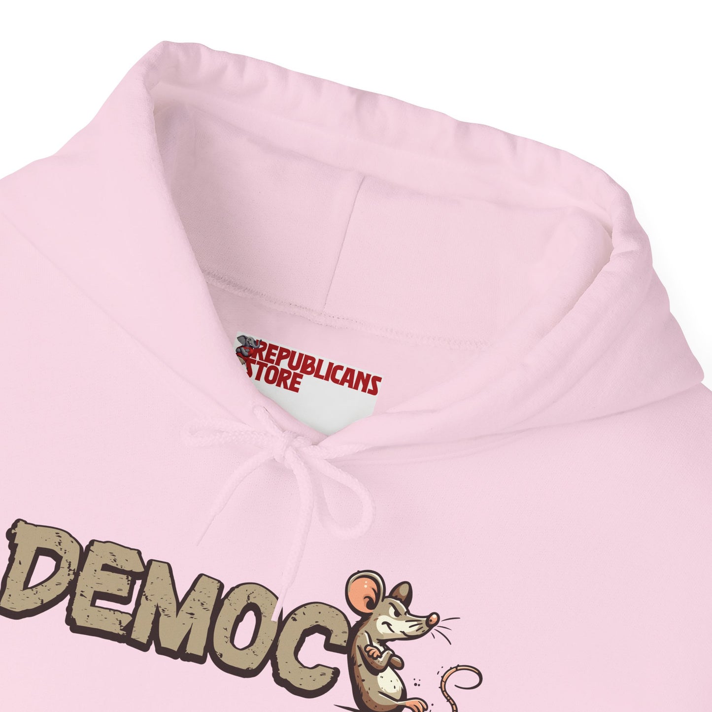 Democ-Rat Funny Political Hoodie