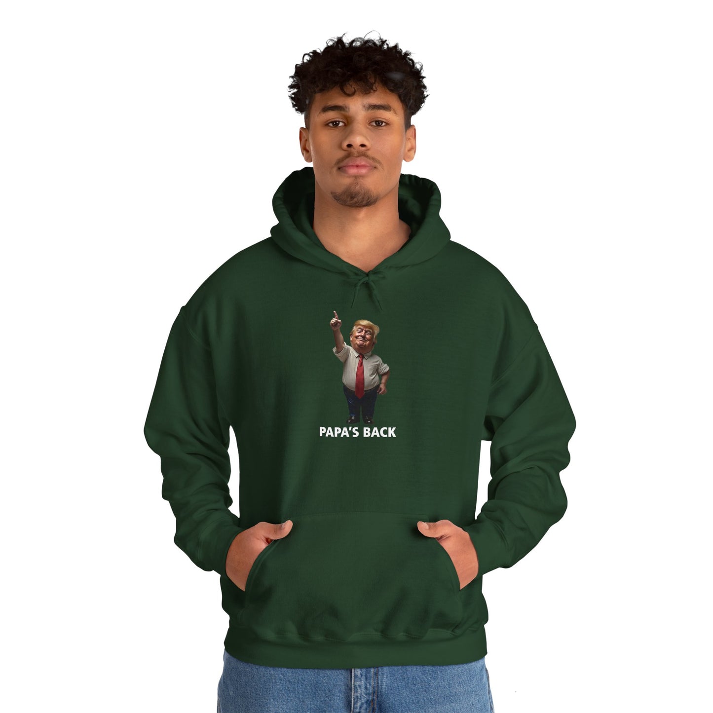 Papa's Back Patriotic Hoodie