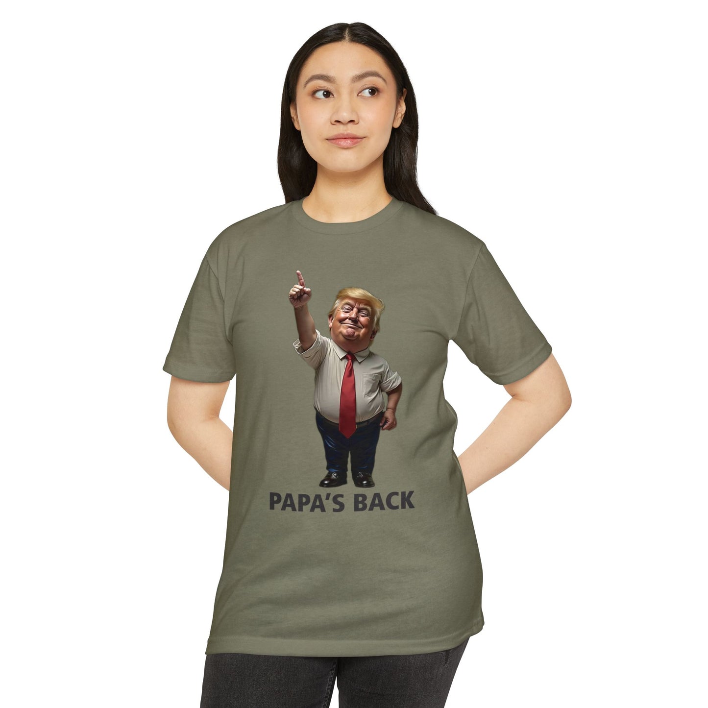 Papa's Back Patriotic T-Shirt