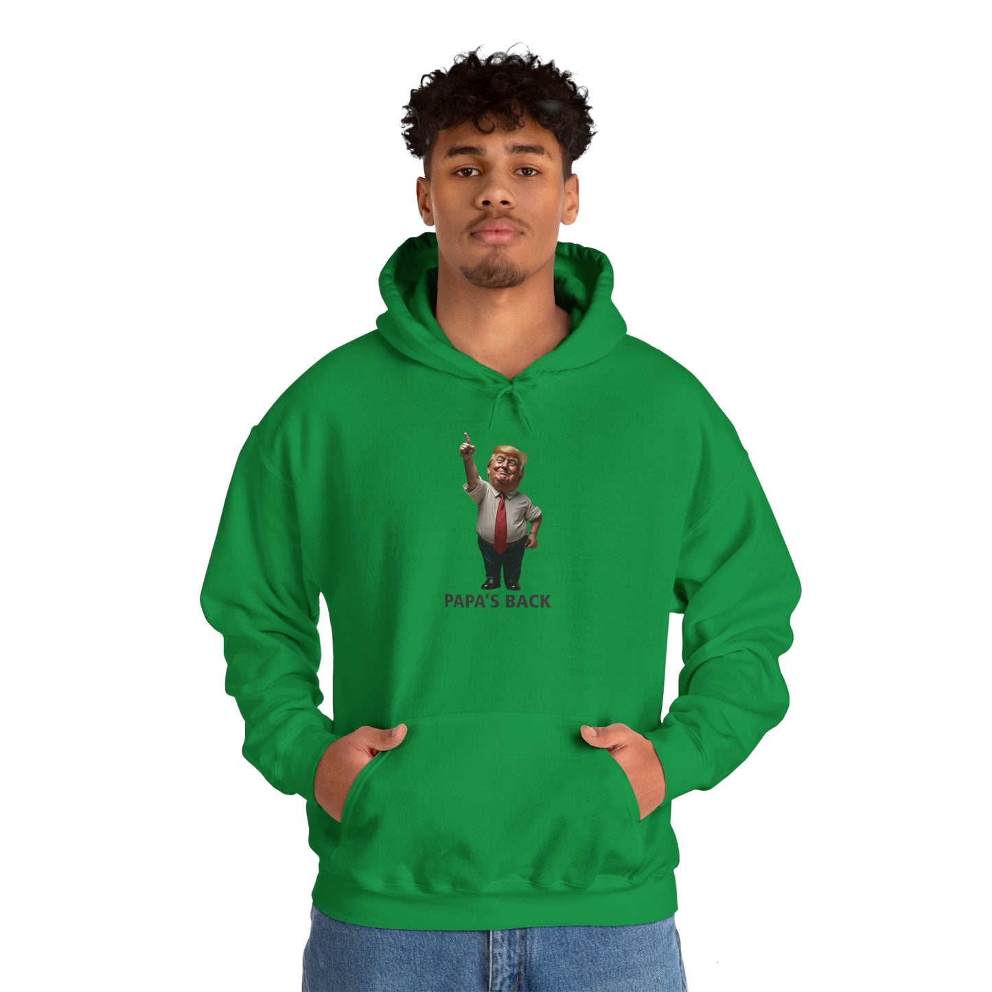Papa's Back Patriotic Hoodie