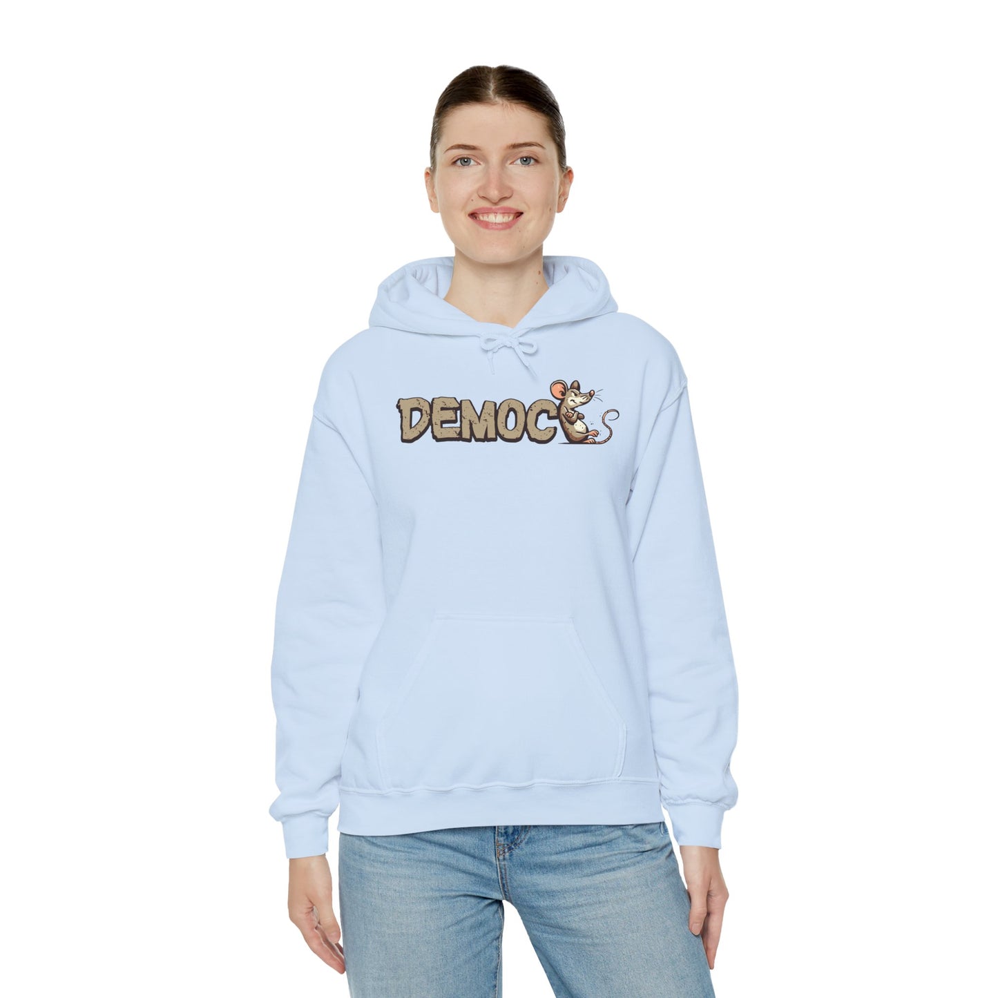 Democ-Rat Funny Political Hoodie
