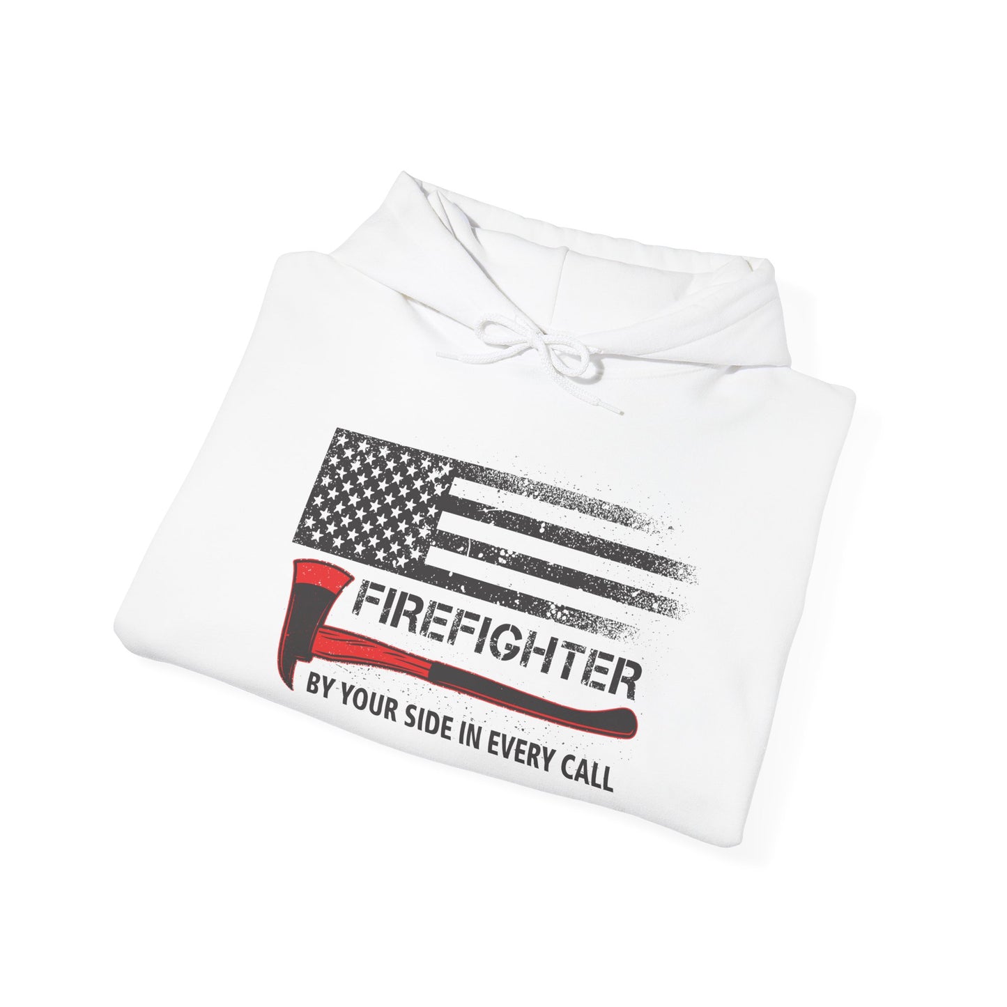 Firefighter Pride Hoodie – By Your Side in Every Call