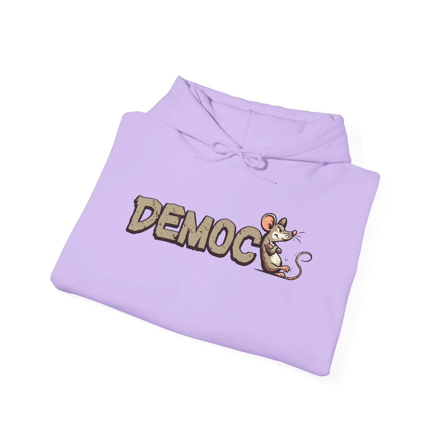 Democ-Rat Funny Political Hoodie