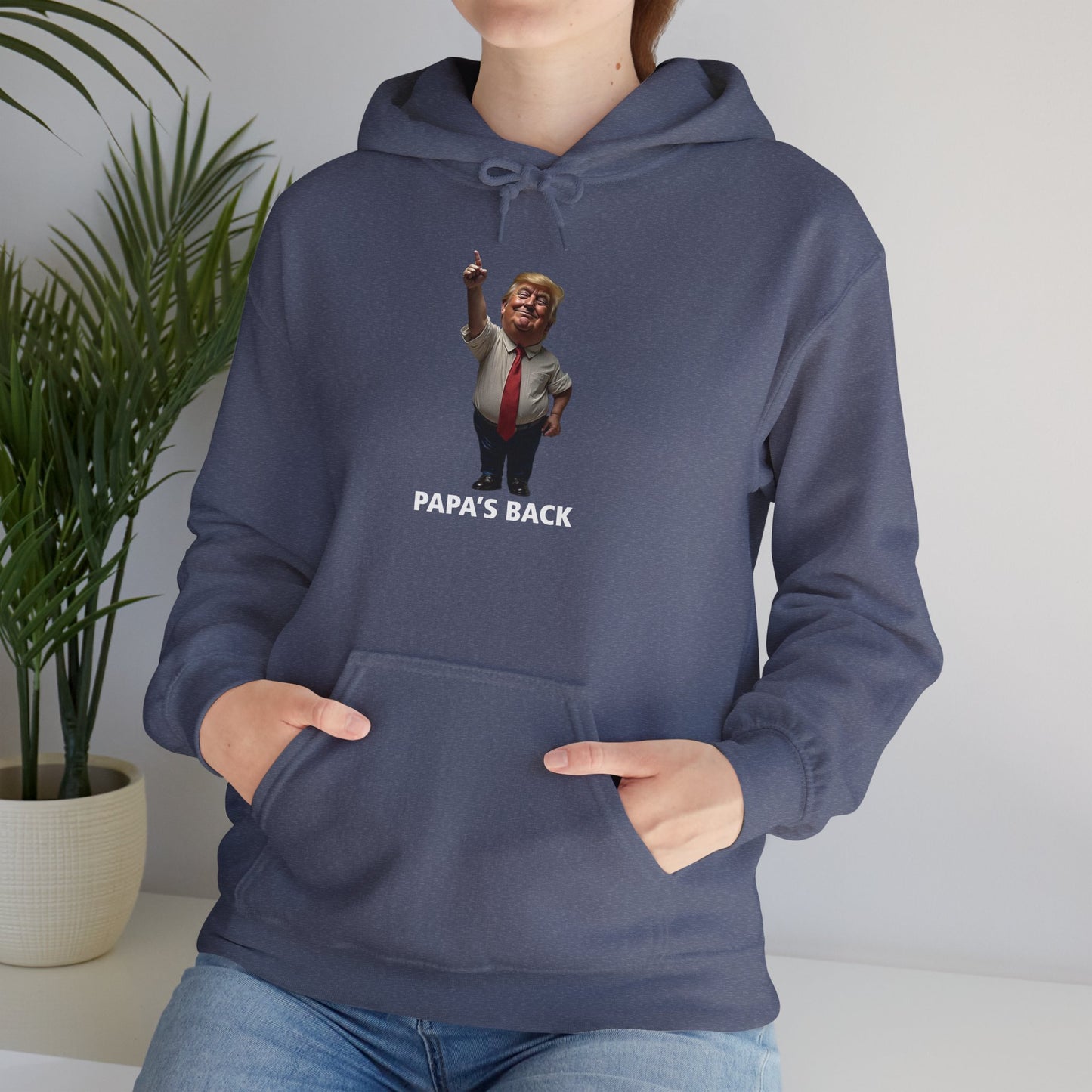 Papa's Back Patriotic Hoodie