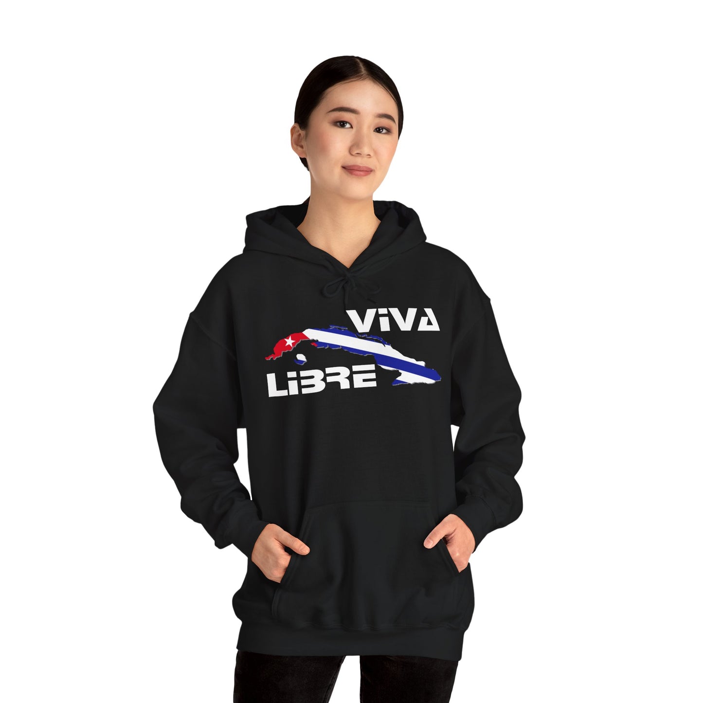 Viva Cuba Libre Patriótico Hoodie