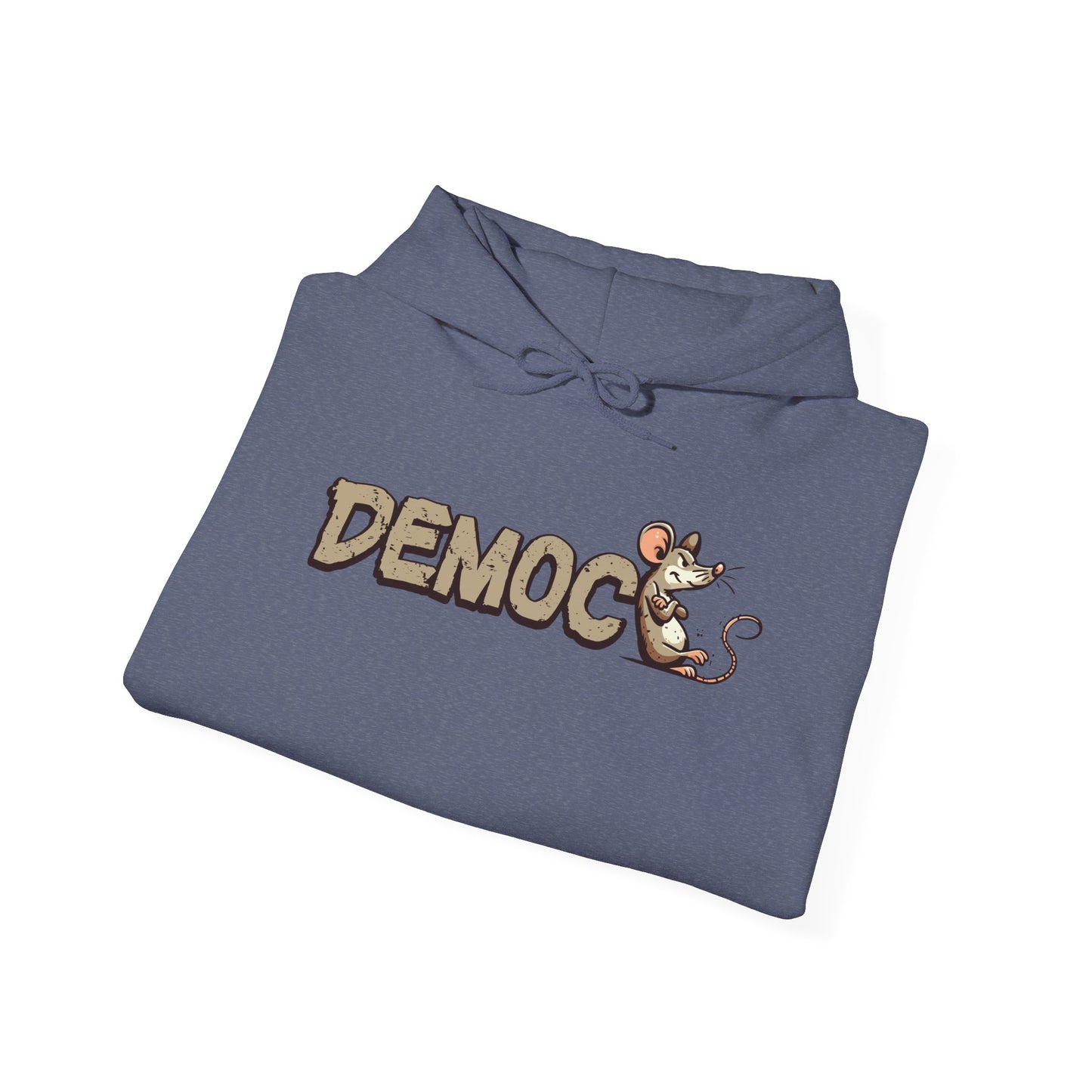 Democ-Rat Funny Political Hoodie