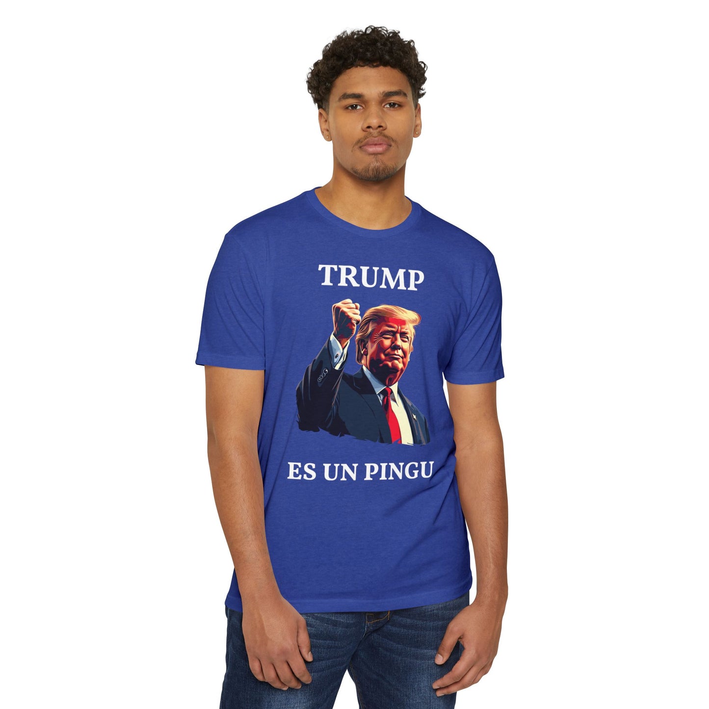 Trump es un Pingú Patriótica Camiseta