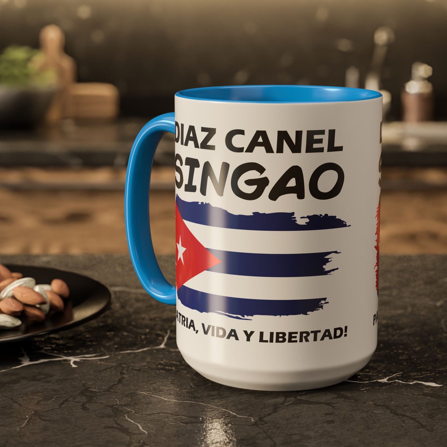 Díaz-Canel Singao Patriótica Taza