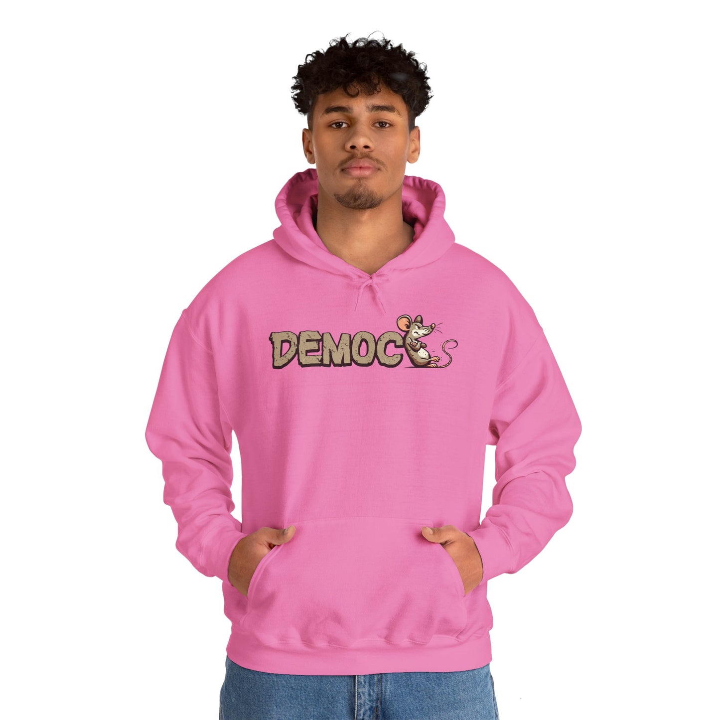 Democ-Rat Funny Political Hoodie