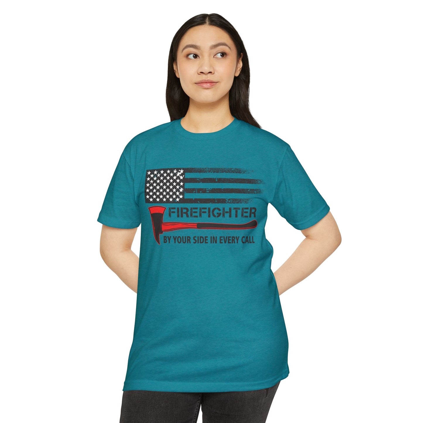Firefighter Pride T-Shirt – By Your Side in Every Call