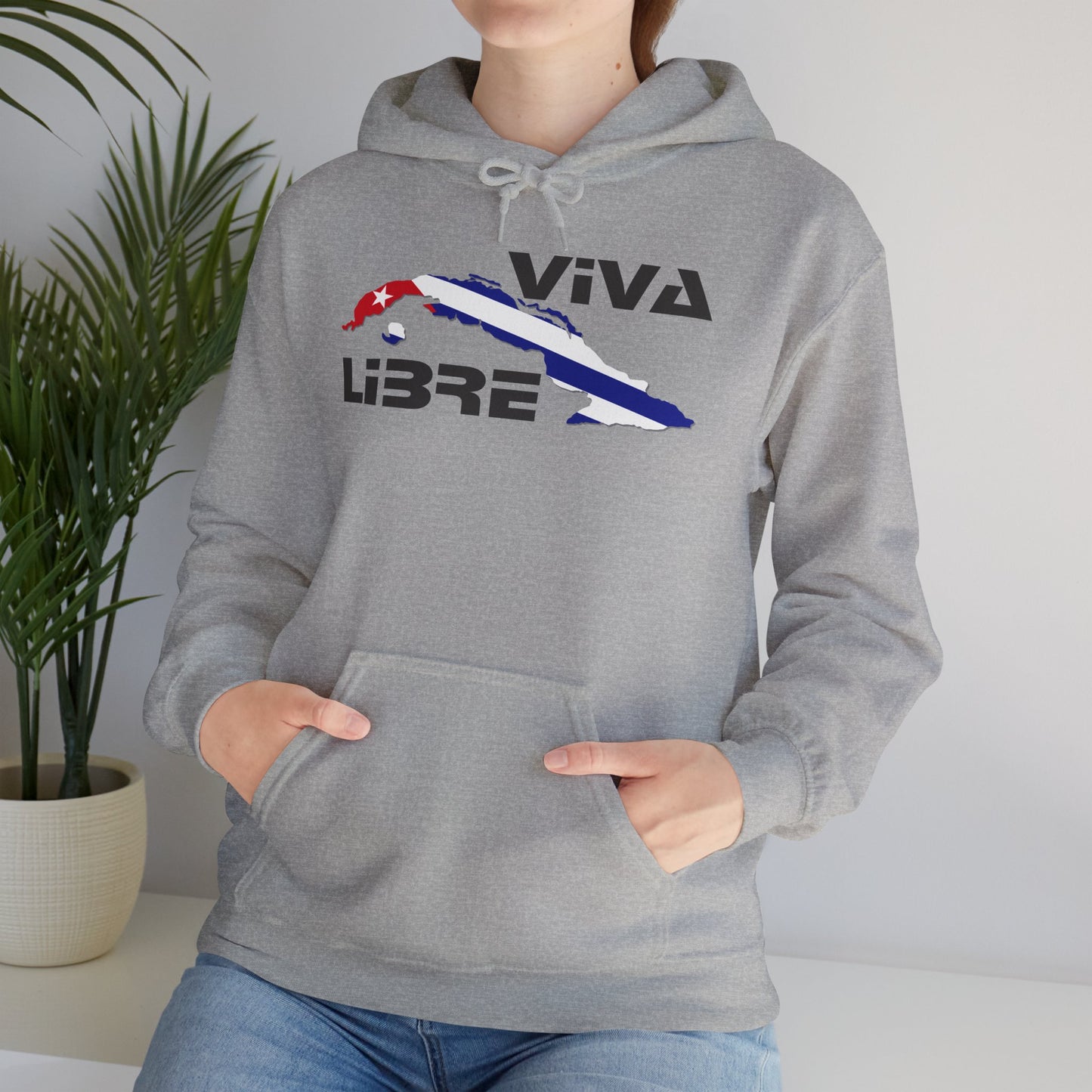 Viva Cuba Libre Patriótico Hoodie