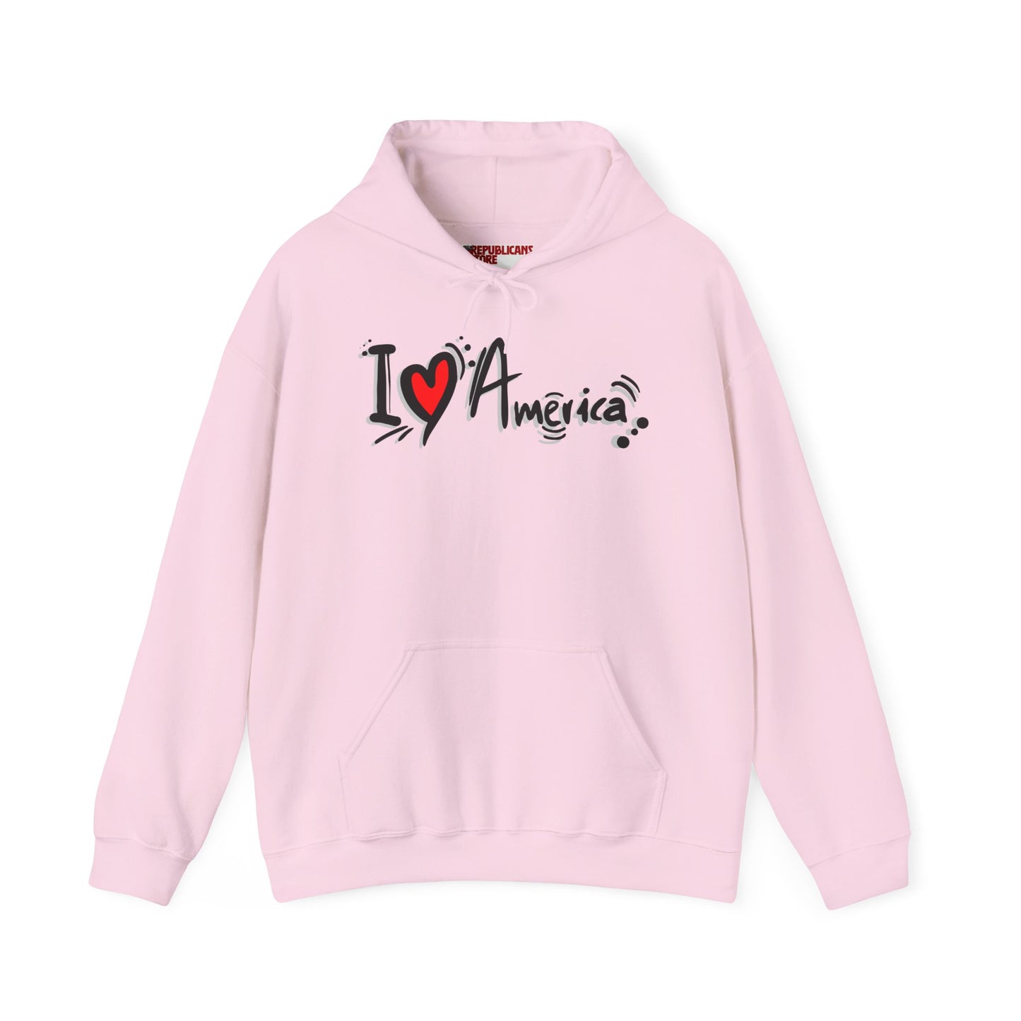 I Love America Unisex Hoodie Sweatshirt