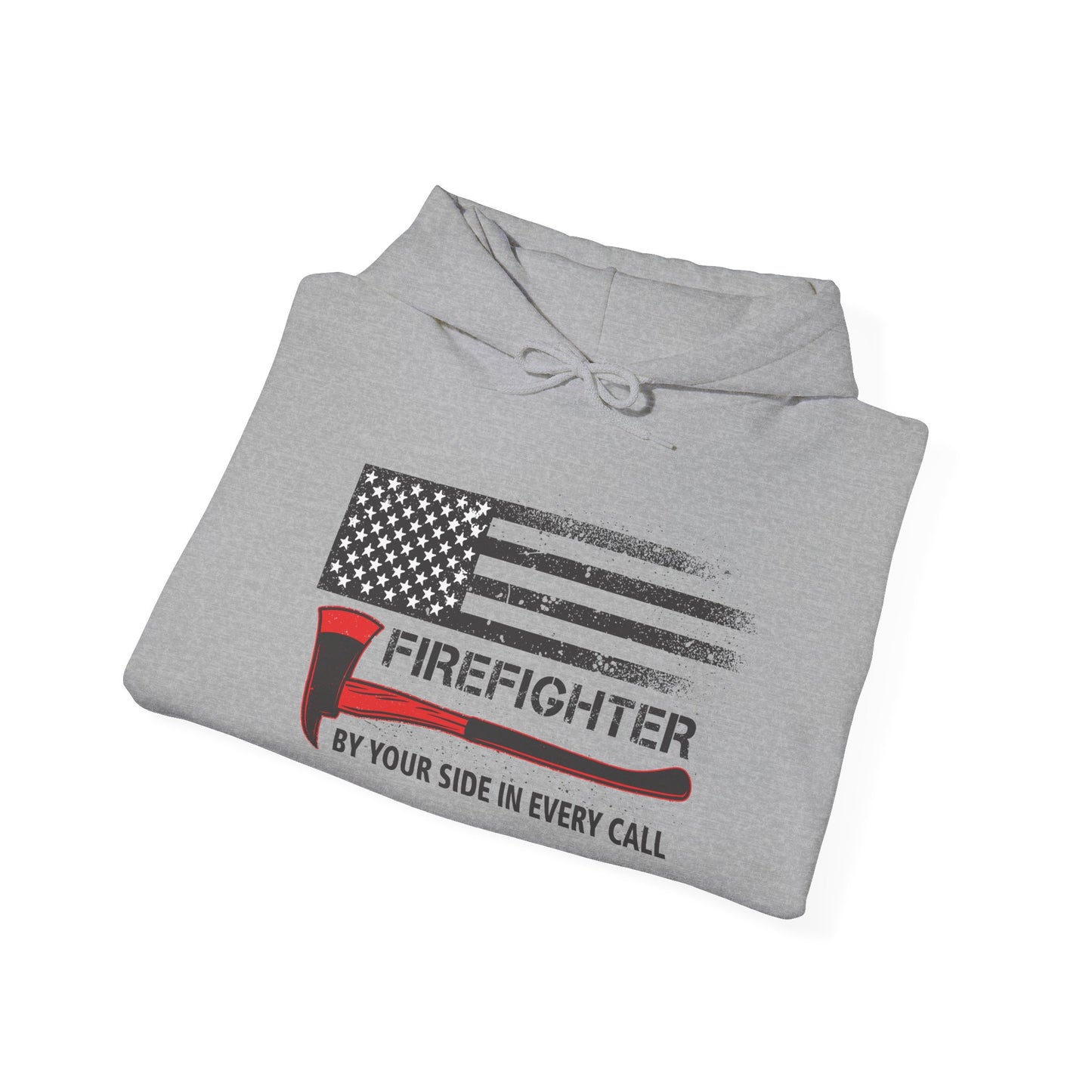 Firefighter Pride Hoodie – By Your Side in Every Call