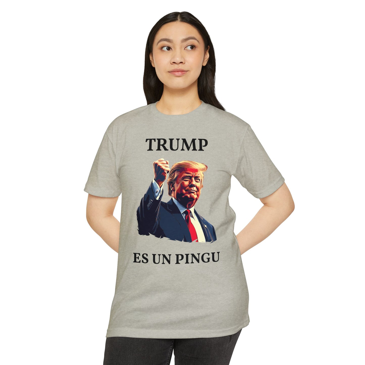 Trump es un Pingú Patriótica Camiseta