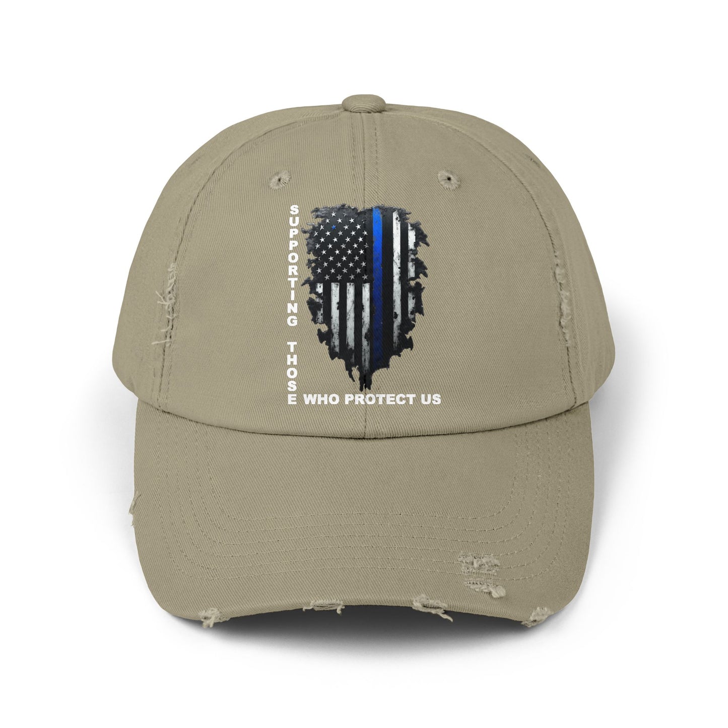 Supporting Those Who Protect Us Patriotic Printed Hat