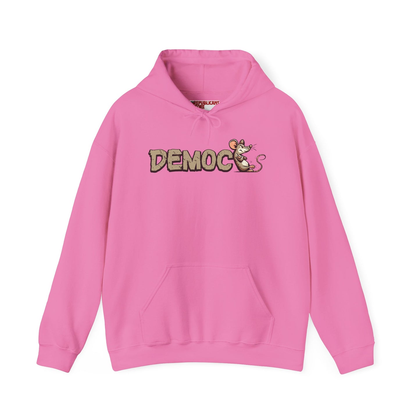 Democ-Rat Funny Political Hoodie