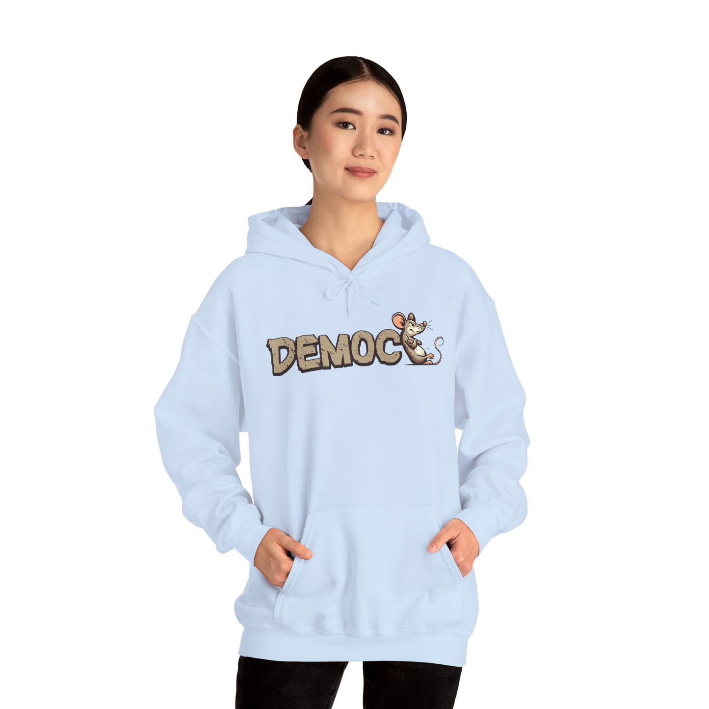 Democ-Rat Funny Political Hoodie
