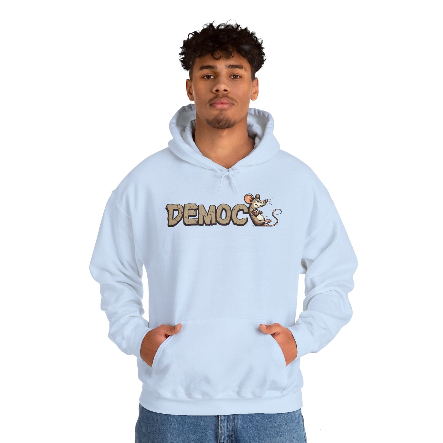 Democ-Rat Funny Political Hoodie