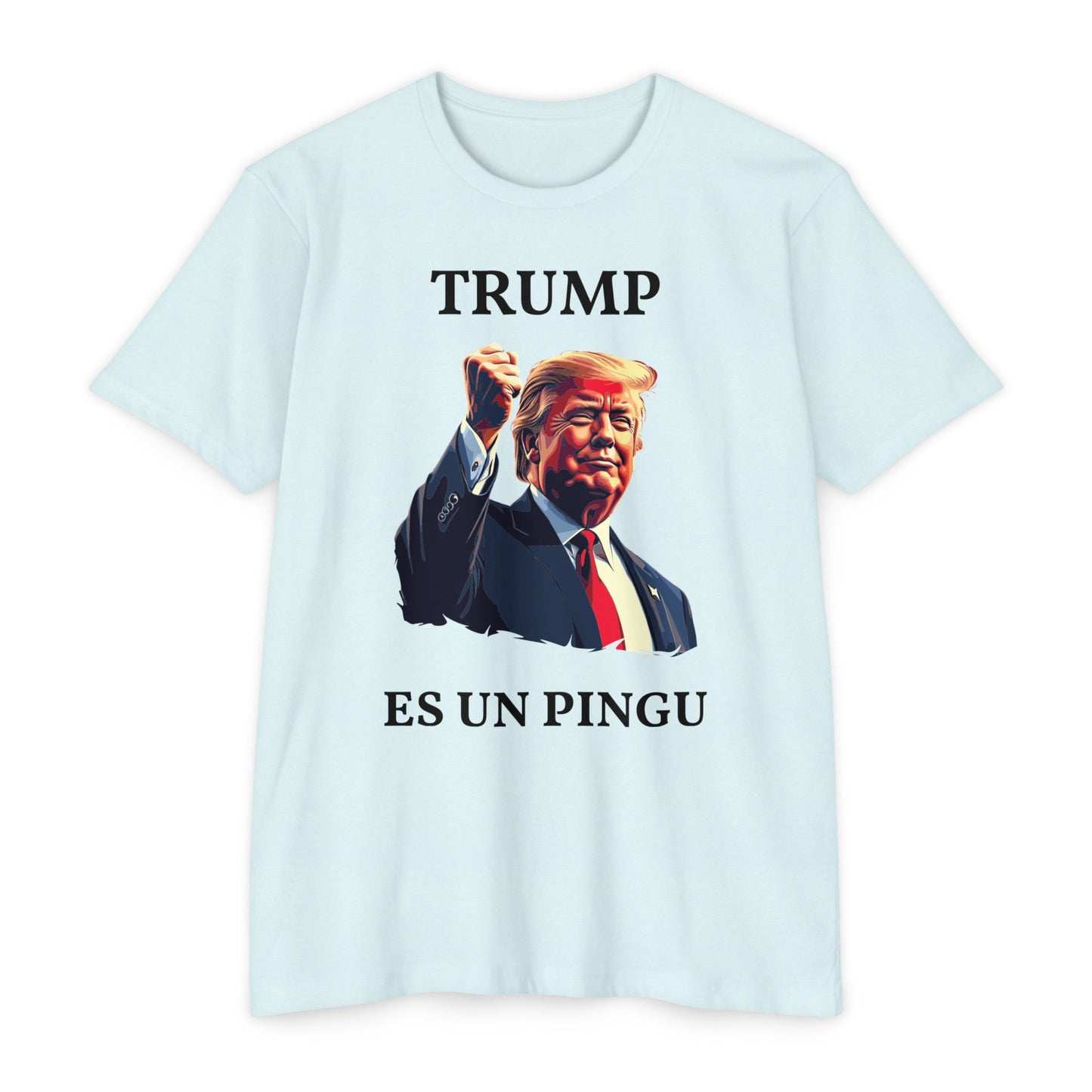 Trump es un Pingú Patriótica Camiseta