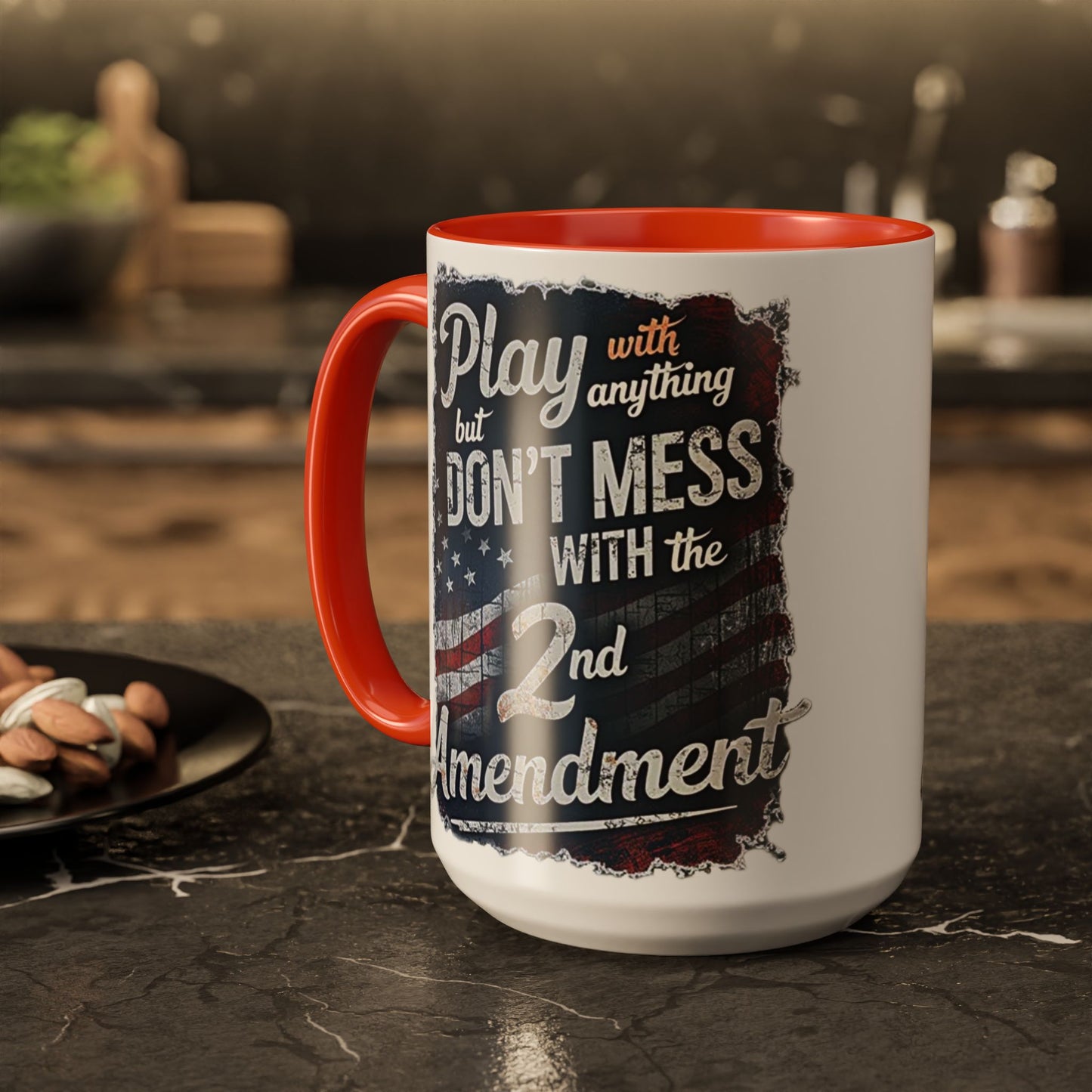 Don't Mess with the 2nd Amendment Patriotic Coffee Mug